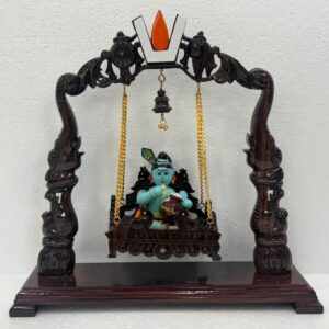 Rosewood Swing with little Krishna